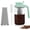 1pcs 32oz green, variant on Cold Brew Coffee Maker,32 Oz Mason Jar Pitcher with Stainless Steel Filter, Pour Spout Handle Lid, Heavy Duty Glass Airtight & Leak-Proof for Iced Coffee Tea Breastmilk Lemonade-pink