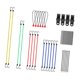 thumbnail image 2 of 60 cuerdas elásticas con ganchos, bridas de nailon para organización de cables, clips para lonas, para carga, muebles, jardín, artículos de viaje., 2 of 9