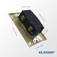 thumbnail image 3 of GFCI Outlet 20 Amp, Self-Test GFCI Electrical Outlet with Thinner Design, TR Tamper Resistant GFCI Receptacle, Ground Fault Circuit Interrupters with Wall Plate, UL Listed, Lvory 2PC, 3 of 7