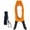 OrangeC, variant on Hersfrd Canoe Anchor Grip with Paracord Brush Gripper for Kayak (Black Boat Clamp)