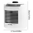 thumbnail image 3 of UttpKLBx Clearance Portable Ac Unit Hand Held Mist Fan Rechargeable Handheld Misting Fan Portable Room Air Conditioner, for Living Rooms (White), 3 of 9