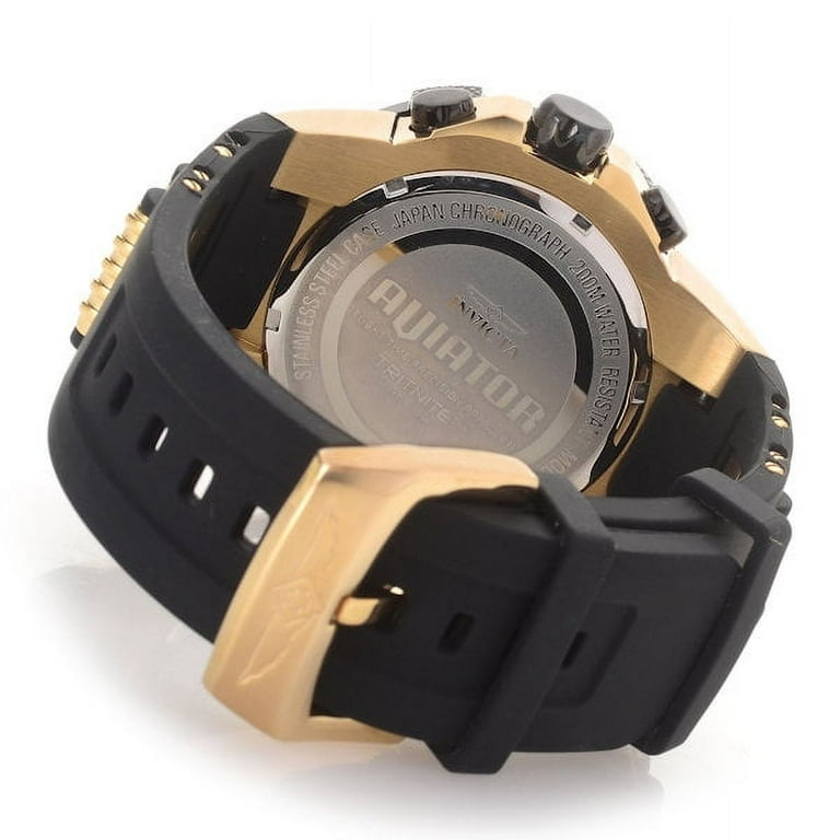 Invicta Aviator Chronograph Quartz Black Dial Men s Watch 23693