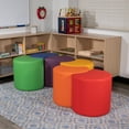 thumbnail image 3 of BizChair Soft Seating Flexible Moon for Classrooms and Common Spaces - 18" Seat Height (Red), 3 of 12