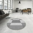 thumbnail image 4 of Ahgly Company Machine Washable Indoor Rectangle Transitional Platinum Gray Area Rugs, 3' x 5', 4 of 7