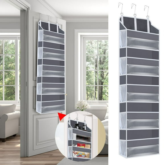 cuyhtdup 5-Layer Over-the-Door Hanging Storage Organizer | Non-Woven Fabric | Spacious Multi-Purpose Storage Solution for Closets, Dorms & Small Spaces | Dust-Proof Design | Perfect for Shoes