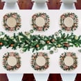 thumbnail image 6 of Flowers Mother's Day Black Round Placemats Plate Mats 15 Inch Non-Slip Heat Resistant Washable PVC Set Indoor for Kitchen Dining Table 4PCs, 6 of 6