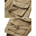 thumbnail image 6 of TRGPSG Women's Cargo Shorts, 9-Pocket Cotton Blend Utility Shorts for Hiking and Work, Mid-Rise Relaxed Fit Summer Apparel,Khaki Size 10(No Belts), 6 of 8