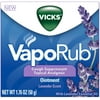 Vicks Vaporub Cough Suppressant Ointment, Lavender 1.76 oz (Pack of 3)