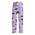 thumbnail image 5 of Satingcolo Men's Halloween Printed Drawstring Pajama Pants Comfortable Sleepwear with Fun Halloween Pattern for Lounging and Sleeping at Home, 5 of 6