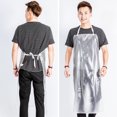 thumbnail image 4 of 3pcs Waterproof Household Apron Transparent PVC Washing Apron for Home Kitchen, 4 of 9
