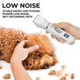 thumbnail image 3 of FZFLZDH 4 in 1 Mini Pet Hair Trimmer Dog Paw Fur Trimmers Nail Grinder Electric Cat Hair Clipper Trimmer Quiet Cordless Rechargeable for Dogs Cats Grooming Tool Waterproof, 3 of 5