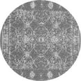 thumbnail image 1 of Ahgly Company Indoor Round Persian Gray Bohemian Area Rugs, 5' Round, 1 of 1