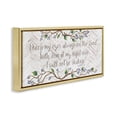 thumbnail image 2 of Stupell Industries Traditional Eyes On The Lord Gold Floating Frame Canvas Art, 25 x 11, by Elizabeth Medley, 2 of 8