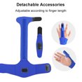thumbnail image 3 of Finger Orthotic Splint, Built-in Aluminum Support Plate Adjustable Finger Brace, Breathable Immobilization Stabilizer with Multiple Wearing Methods, 1PC, 3 of 6