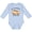 AE-Light Blue, variant on My Glamma Loves Me with Cute Squirrels in Autumn Boys or Girls Long Sleeve Baby Bodysuit