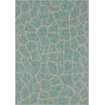 thumbnail image 7 of Unique Loom Outdoor Safari Collection Area Rug - Giraffe (8' x 11' 4" Rectangle Light Aqua/Gray), 7 of 7