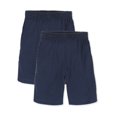 thumbnail image 1 of Hanes Boys ComfortSoft Jersey Pocket Short Value 2-Pack, L, Navy, 1 of 2