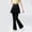 Black, variant on Mwjwdo Big Kids Girls Two In One Flare Skirt Pants, Solid UV Protection Micro Flare Pants, Cute Fake Two Piece Bottoms Purple 130
