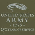 thumbnail image 3 of US Army 250 Years of Service T-shirt Military Veteran DD214 Patriot Men's Tee, 3 of 7