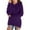 Dark Purple, variant on YunPes Fleece Pullover Hoodie for Girls Oversized Solid Long Sleeve Fuzzy Hooded Sweatshirt Teen Winter Warm Casual Sweater