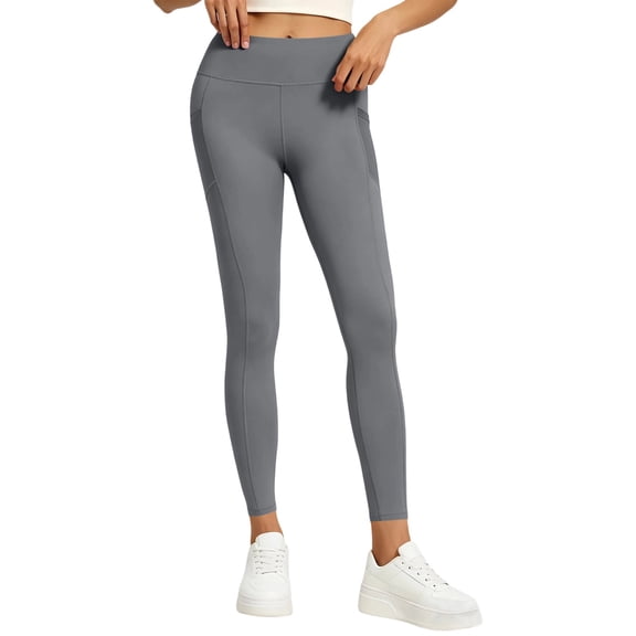 Njagoc3 High Waisted Leggings for Women with Pockets - Tummy Control Capris Yoga Pants for Workout Running Athletic Cycling