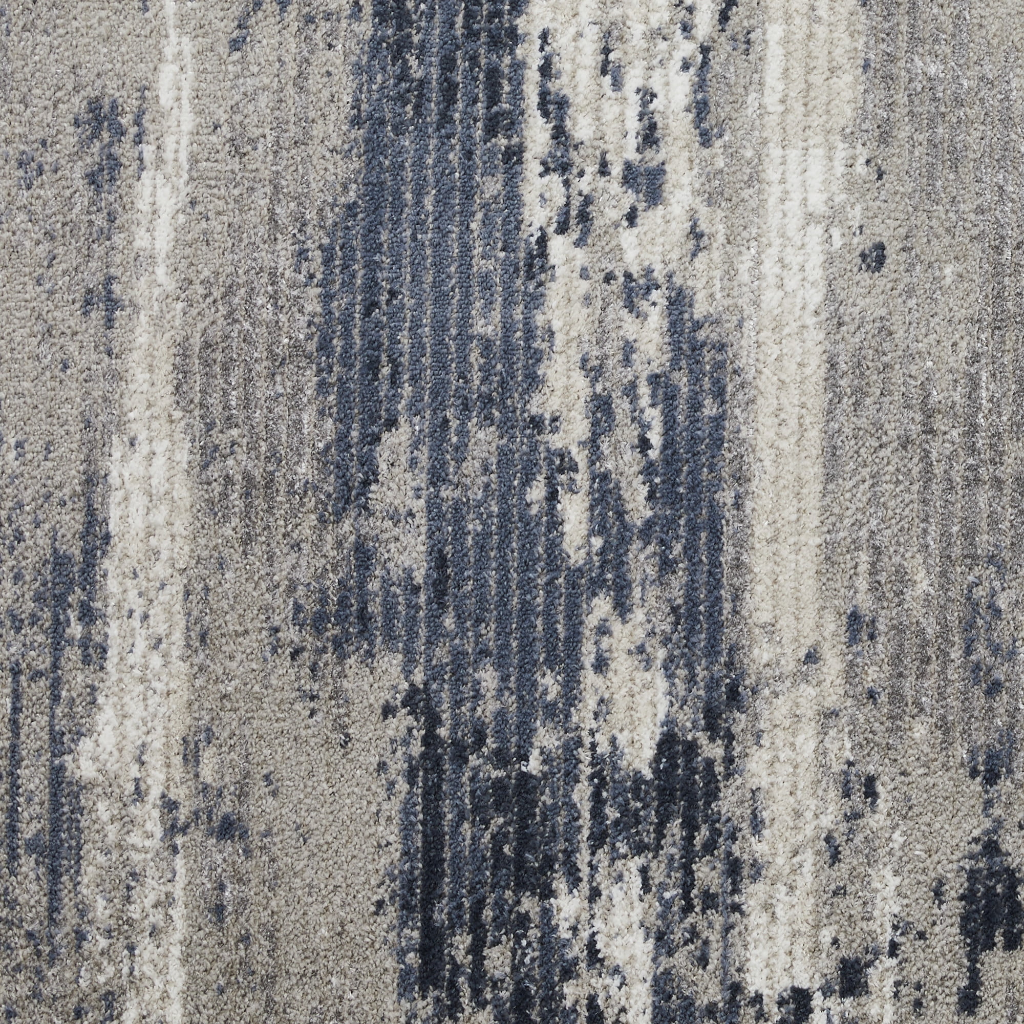 Loomaknoti Carleigh Arnald 4' x 6' Blue Abstract Indoor Area Rug