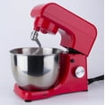thumbnail image 2 of Stand Mixer, 5 Qt 660W, 6-Speed Tilt-Head Food Dough Mixer, Kitchen Electric Mixer with Stainless Steel Bowl,Dough Hook,Whisk, Beater, Egg white separator (5-QT, Black), 2 of 9
