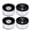 Black, variant on NFTIGB 4pcs 1.9 inches / 48 mm Aluminium Alloy Wheel Rims Hubs for 1/10 RC Crawler Fit for Axial SCX10 TRX4 High Performance RC Climber Replacement Parts White