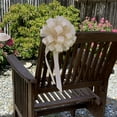 thumbnail image 5 of Champagne Gold Wedding Pull Bows with Ivory Tulle Tails - 8" Wide, Set of 6, Reception, Anniversary, Bridal Shower, Thanksgiving, Christmas, 5 of 5