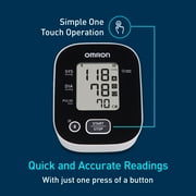 OMRON 3 Series Upper Arm Blood Pressure Monitor with Arm Cuff – Home Use BP Monitor