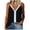 Black, variant on LEAVINGSUO Summer Womens Tank Tops Women's Fashion Solid Sleeveless Vest T-Shirt Sling Blouse V Neck Casual Tops Beige XXL