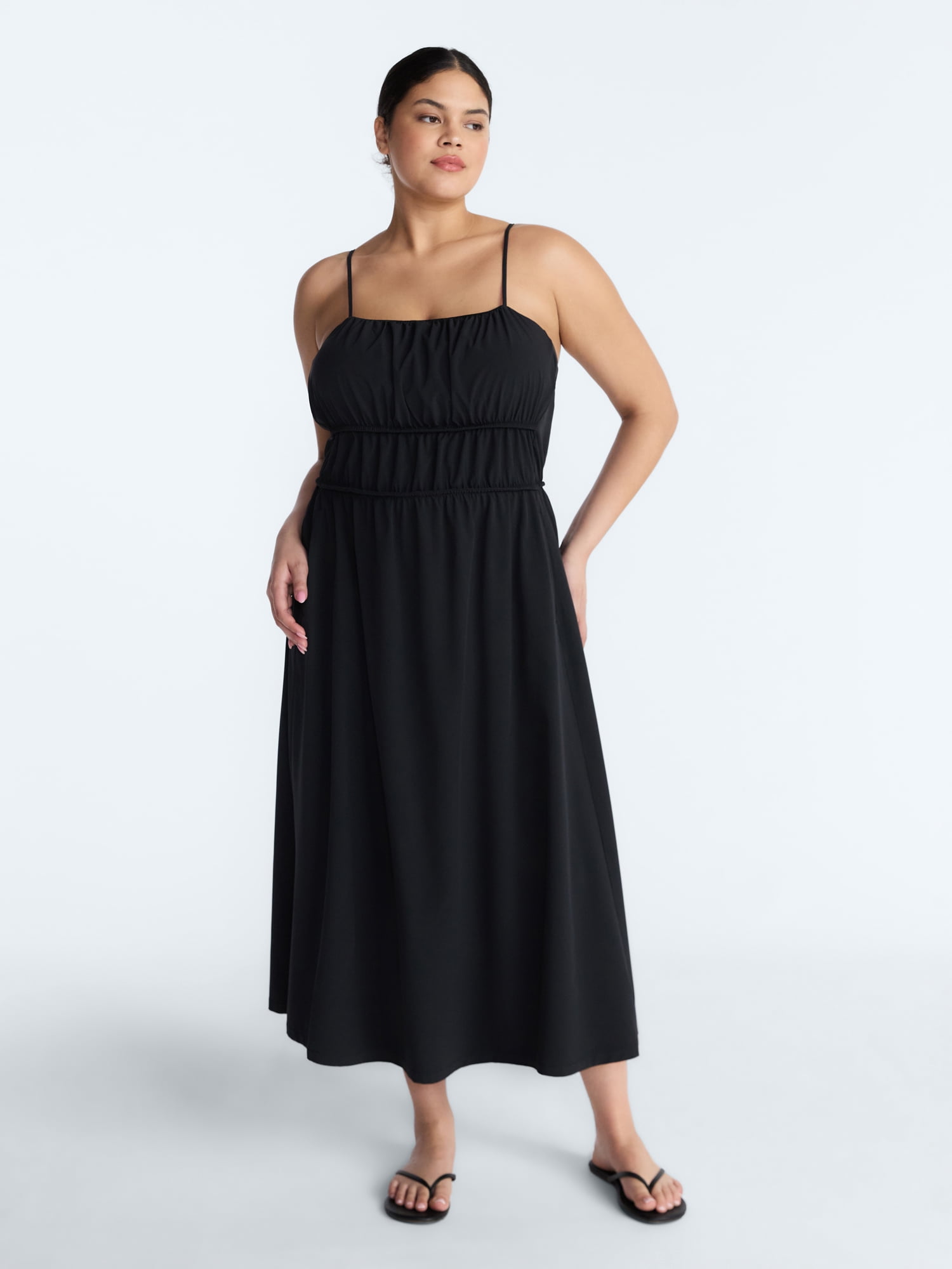 Avia Women's and Women's Plus FeatherStretch Sleeveless Maxi Dress, Sizes XS-4X
