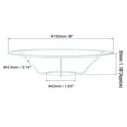 thumbnail image 2 of Uxcell 6" E26 E27 Lamp Shade Ring Frame with European Fitter, 3pcs Lampshade Holder Wire Frame DIY Drum Ring, 2 of 7