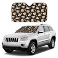 thumbnail image 4 of Bingfone Flower Fox Car Windshield Sunshade,Sun Foldable Sun Shield Sun Visor for Car - Medium, 4 of 8