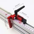 thumbnail image 4 of XISAOK 75mm Height T-tracks Stop Miter Gauge Table Saw T-Slot Stopper Woodworking Tool, 4 of 11