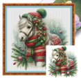 thumbnail image 1 of Hilo Algodón Bordado Punto Cruz Poni Navideño Impreso 18 Quilates 30x30cm, 1 of 9