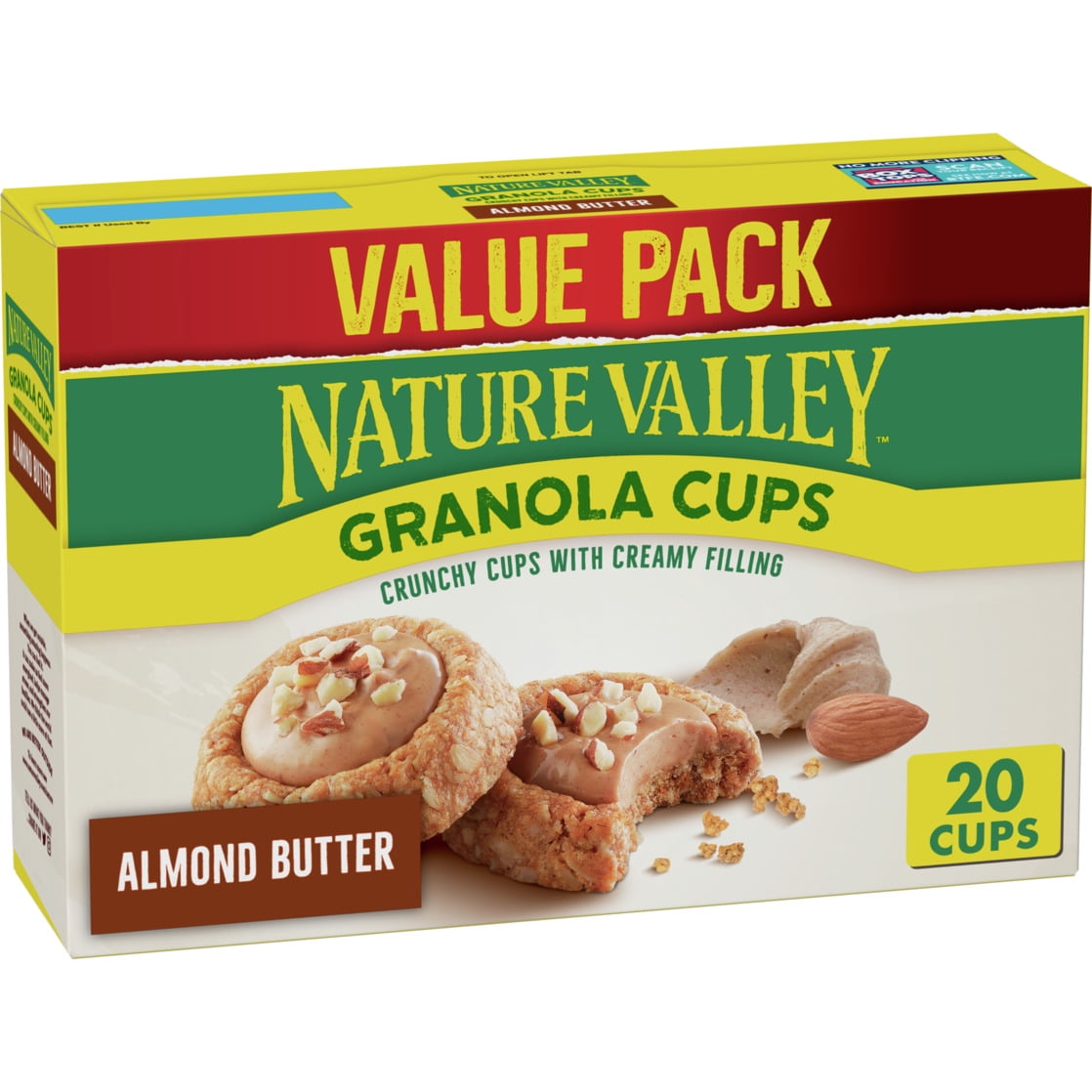 Nature Valley Granola Cups, Almond Butter, 12.4 oz
