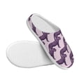 thumbnail image 3 of Lsque Leopard Print Pattern Womens Comfort Cotton on Scuff With Memory Foam and Anti-skid Sole Slipper-40/41, 3 of 7