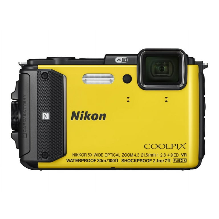 Nikon Coolpix AW130 Digital Camera - Yellow