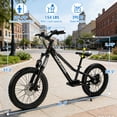 thumbnail image 4 of Electric Bike, 350W Motor, 18.6 MPH, 16 Miles, 20" Tires,, Adjustable Seat, Suitable for Children and Teenagers Over 9 Years Old to Ride,Electric Bicycle for Children, 4 of 7