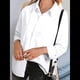 thumbnail image 5 of Camisas de Mujer con Botones y Cuello en V, Camisa Informal Holgada M, 5 of 9