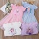 thumbnail image 3 of Ropa de Elsa para niñas, nuevos vestidos de princesa de verano 2024, vestido de manga voladora para niños, vestidos de fiesta de Elsa de Frozen para bebés, ropa para niños, 3 of 4