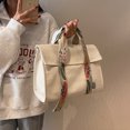 thumbnail image 4 of Transemion Canvas Functional And Practical Crossbody Bag Versatile For Everyday Classic And Timeless Handbags Beige 1Set, 4 of 6