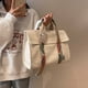 thumbnail image 5 of Qarigey Bolso bandolera clásico y atemporal de lona funcional y práctico para mujer Bolsos para mujer Bolsas de mensajero y de hombro verde, 5 of 6
