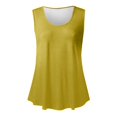 thumbnail image 6 of XuJwPNcy Summer Tank Tops for Women Loose Fit Pleated Scoop Neck Sleeveless Tops Curved Hem Flowy Trendy Clothes Outfits, 6 of 6