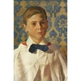 thumbnail image 3 of Pollitt, C. Stanley 13x18 Black Modern Framed Museum Art Print Titled - The Chorister, 3 of 5