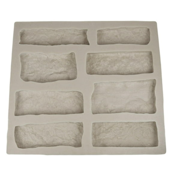 Veneer Stone Rubber Mold for Concrete or Plaster, Limestone Flats, 22.75x20.5, Version 4, Recycled Material