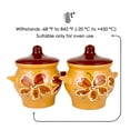 thumbnail image 3 of Borisovskaya Keramika Stoneware Ramekin Clay Pots for Cooking (Beige) (Set of 2) (650 ml), 3 of 15