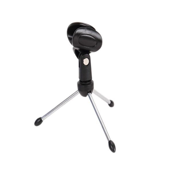 Soporte para Mini Desmontable más portátil Fácil de Almacenar Accesorios Color Negro Hugo Soporte de micrófono