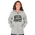 thumbnail image 4 of Another Nice Day Ruined Funny Work Zip Up Hoodie Men's Women's Brisco Brands X, 4 of 6